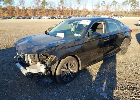 2023 Honda Civic Ex /Ex W/O Bsi z USA, uszkodzony, nr VIN 2HGFE1F71PH309621